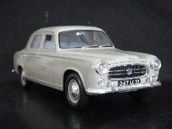 Peugeot 403 Berline 1964 Grand luxe 8Cv de couleur grise (Vue ct passager)